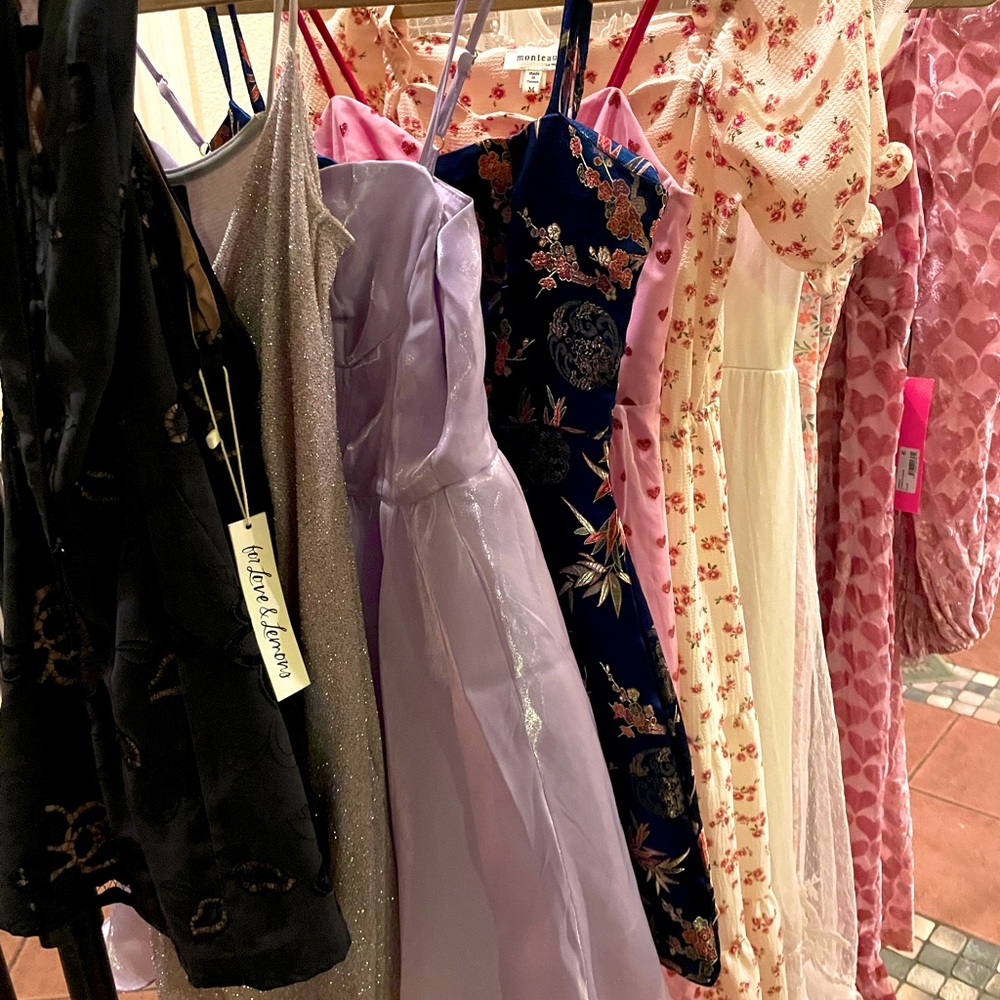 Lots of cute dresses coming your way :)